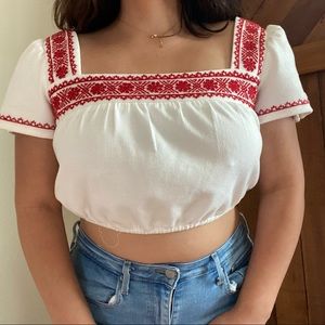 White blouse from Forever 21